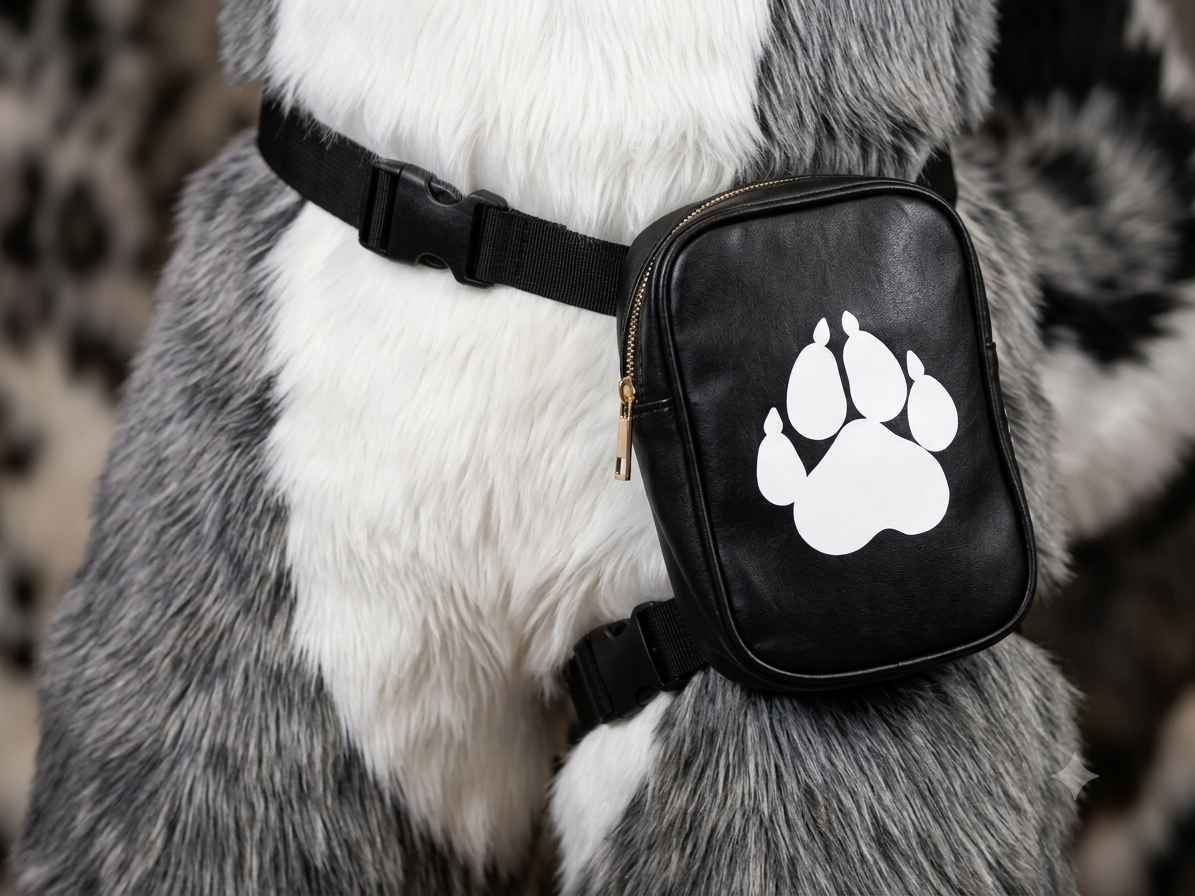 Zulee Fursuit-Friendly Furry Con Thigh Bag