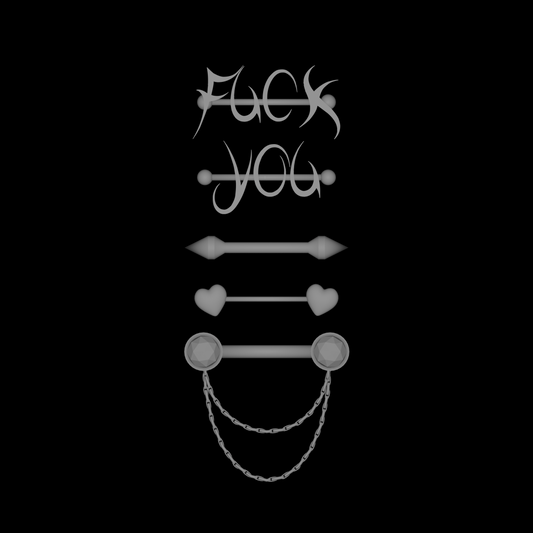 Zulee Nipple Piercing Set I